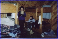 in cabin